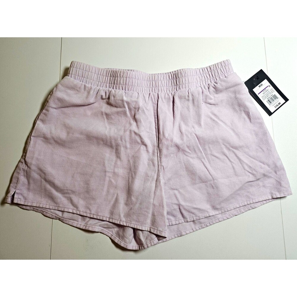 Girls Purple Solid Pull-On Shorts Elastic Waist Size M (8) New With Tags